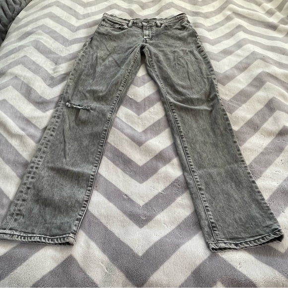 Levi’s 511 Men’s Black Wash Distressed Size 33 X 32 Normcore Casual Stretch - Picture 12 of 16